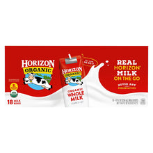 Horizon Organic Shelf-Stable Whole Milk Boxes, 18 pk./8 fl. oz.