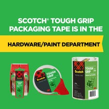 Packaging tape roll packaging shown for hardware/paint department section