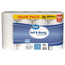 Toilet paper value pack back, Septic Safe, Soft & Strong 380 sheets per roll