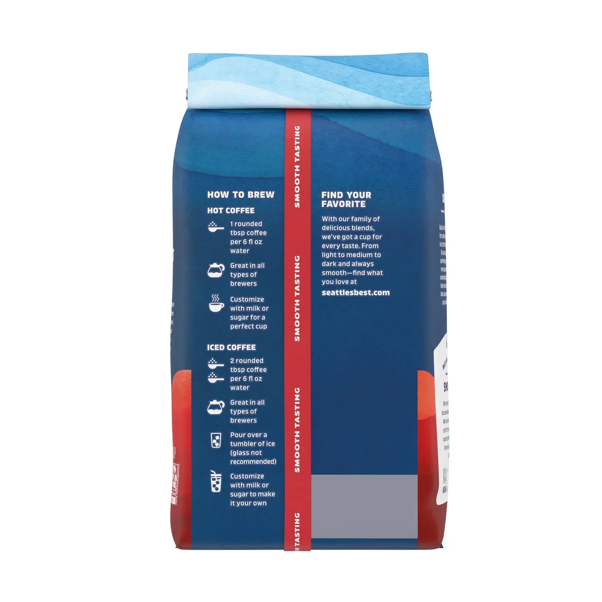 Seattle’s Best Coffee, Breakfast Blend, Medium Roast, Ground Coffee, 100% Arabica, 12 oz