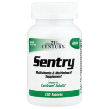 Adult multivitamin & multimineral supplement bottle, 130 tablets