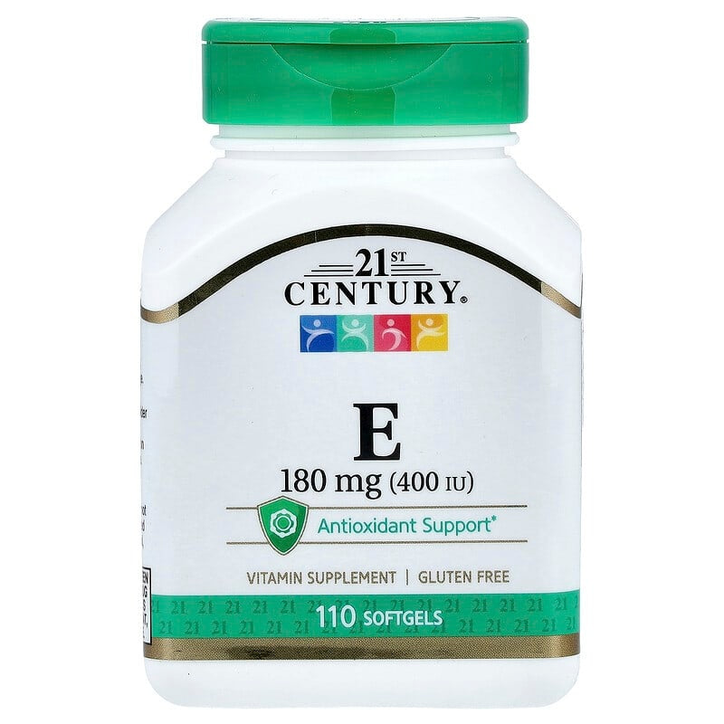 21st Century, Vitamin E, 180 mg (400 IU), Softgels
