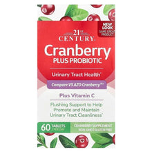 Cranberry plus probiotic tablet box front, 60 tablets per day