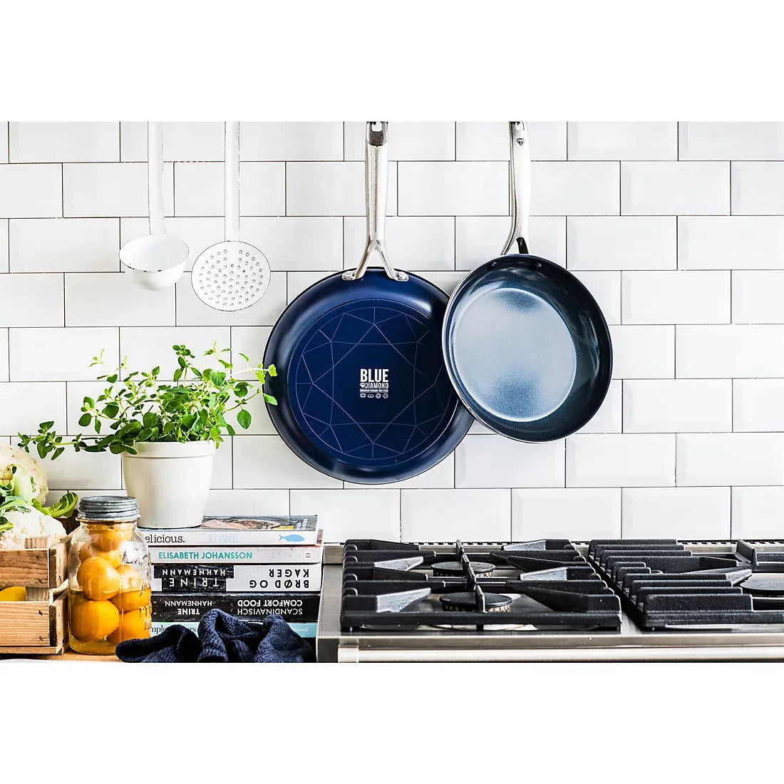 Blue Diamond 9.5" and 11" Non-Stick Frypan Set - USA MEGA SHOP