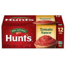 Hunt's tomato sauce multipack, 12 cans, 15 oz each