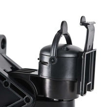 Trail camera flex mount bracket angled view with adjustable arm and mounting plate