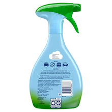 Febreze Fabric spray bottle back label with green trigger, 23.6 fl oz