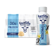 Fairlife Nutrition Plan Vanilla, 30g Protein, Bottles, 12 pk./11.5 fl. oz.