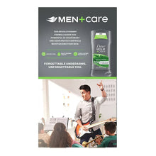Dove Men+Care extra fresh antiperspirant deodorant box with product side panel