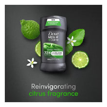 Dove Men+Care extra fresh antiperspirant deodorant stick with citrus accents