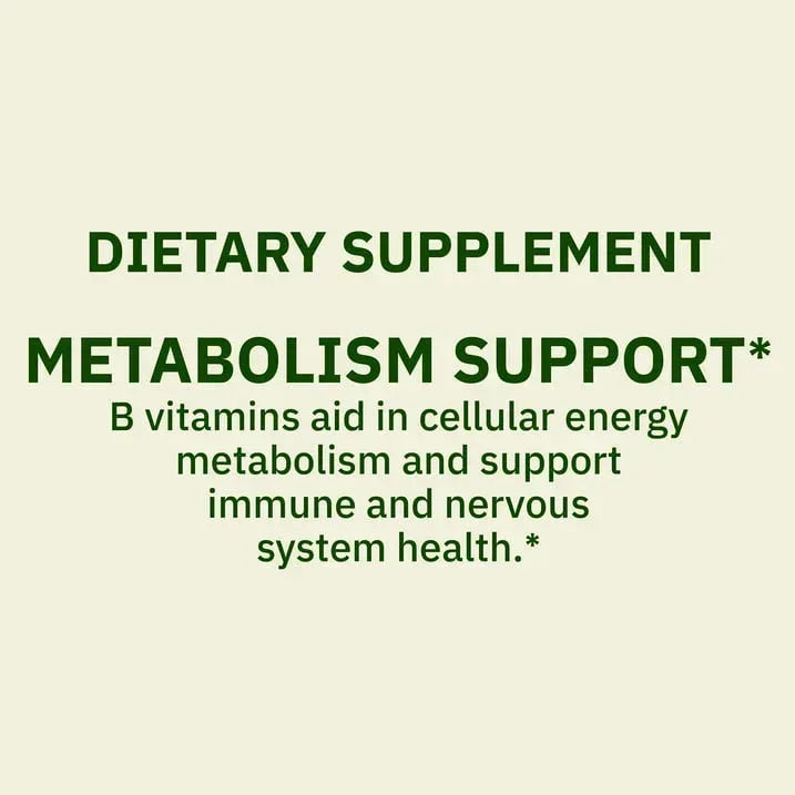 Spring Valley Super Vitamin B-Complex Dietary Supplement Tablets for Metabolism Support, 100 Count
