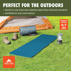 Ozark Trail Closed Cell Foam Blue Camp Sleeping Pad