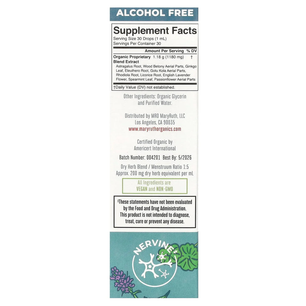 MaryRuth's, Organic Kids Focus & Attention Liquid Extract, Alcohol Free, 1,180 mg, 1 fl oz (30 ml) - USA MEGA SHOP