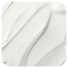 Conditioner cream swatch, thick white texture