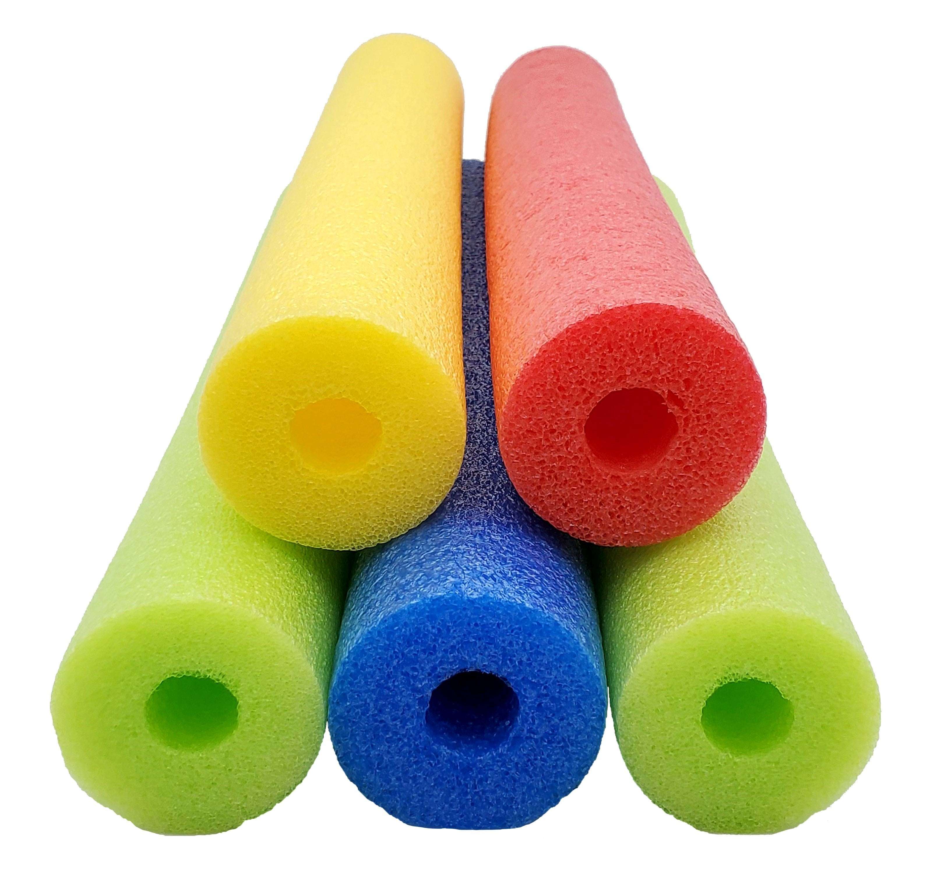 3-Pack Pool Noodle Foam Swimming Party Insulation Therapy Craft Fishing Floating 47 Inches Long Assorted Colors