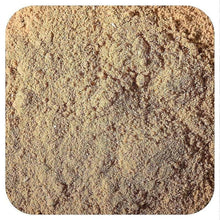 Dark chocolate whey protein isolate powder surface, fine granules