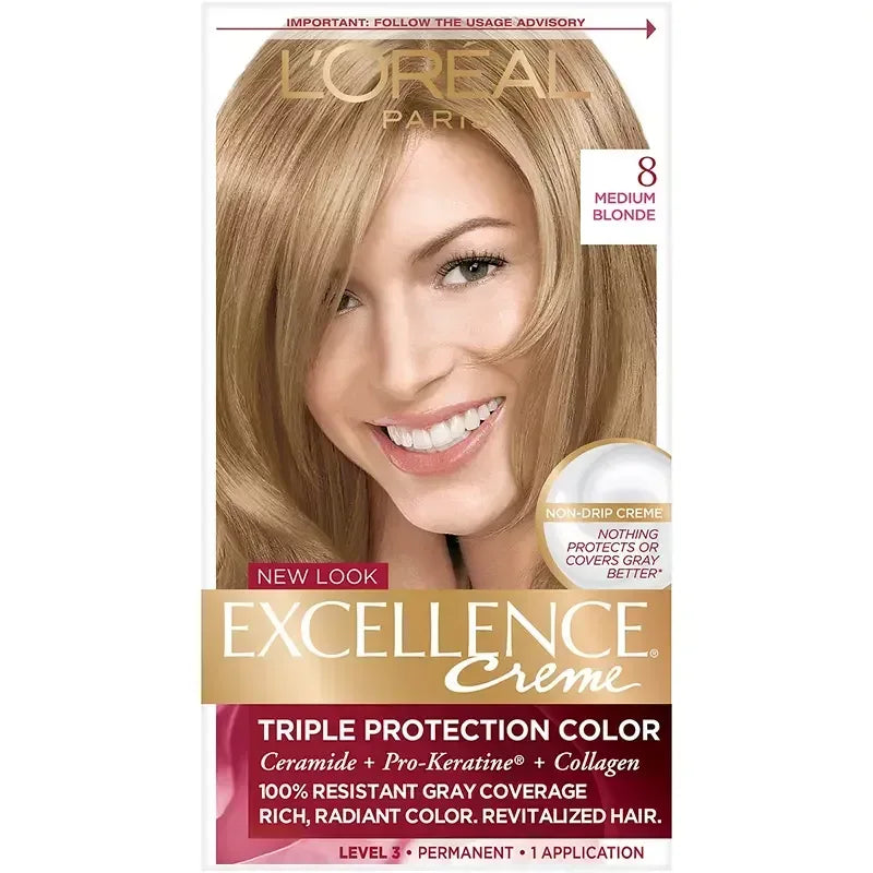 L'Oreal Paris Excellence Hair Color, 2 pk.