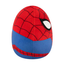 Spider-Man egg-shaped plush with one white eye and red web pattern