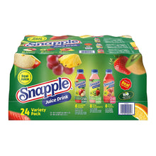 Snapple Juice Variety Pack, Recycled Plastic Bottles, 24 pk./20 fl. oz.