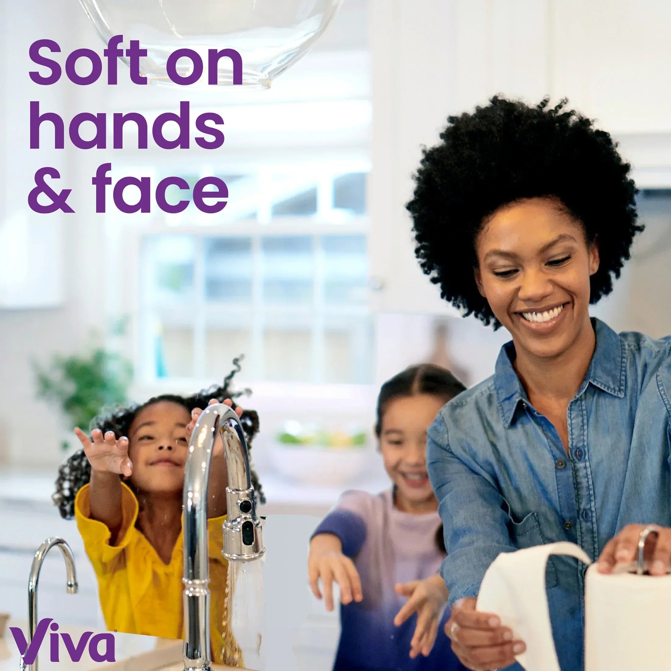 Viva Signature Cloth Paper Towels, 8 Triple Rolls, 129 Sheets per Roll