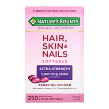 Hair, skin & nails extra strength softgels, 250 liquid softgels pouch