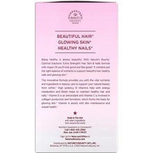 Nature's Bounty Hair, Skin & Nails softgels supplement, back label text