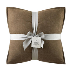 Better Homes & Gardens 2-Pack Linen Pillows, 20"x20" Brown Basket