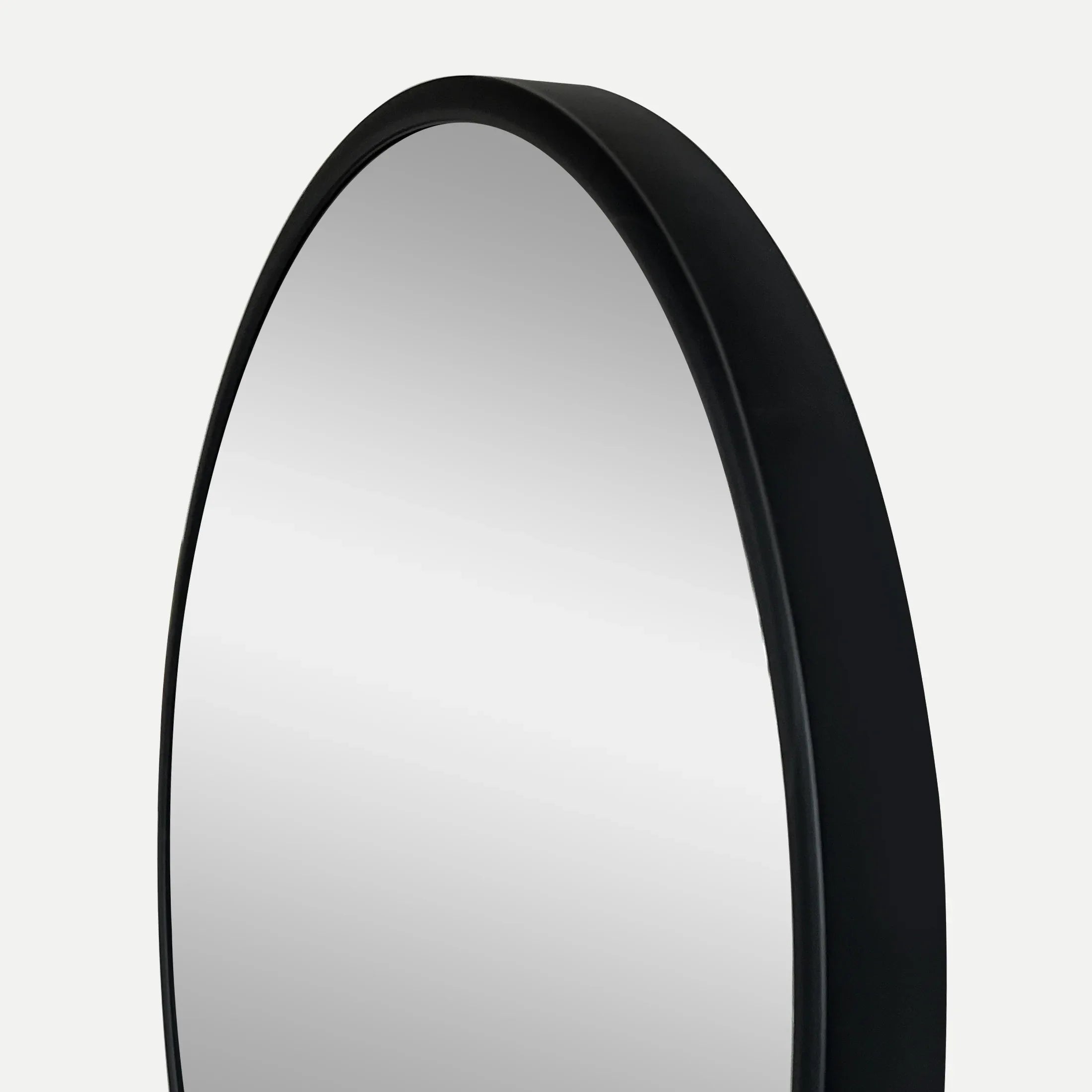 Mainstays 18x18 Black Round Small Decorative Wall Mirror for Bathroom or Living Room