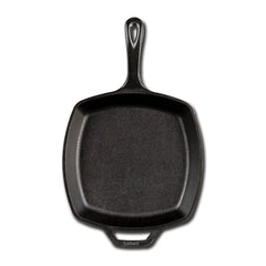 Lodge Cast Iron Logic L8SQ3 Pre-Seasoned Cast Iron Square Skillet 10 1/2"