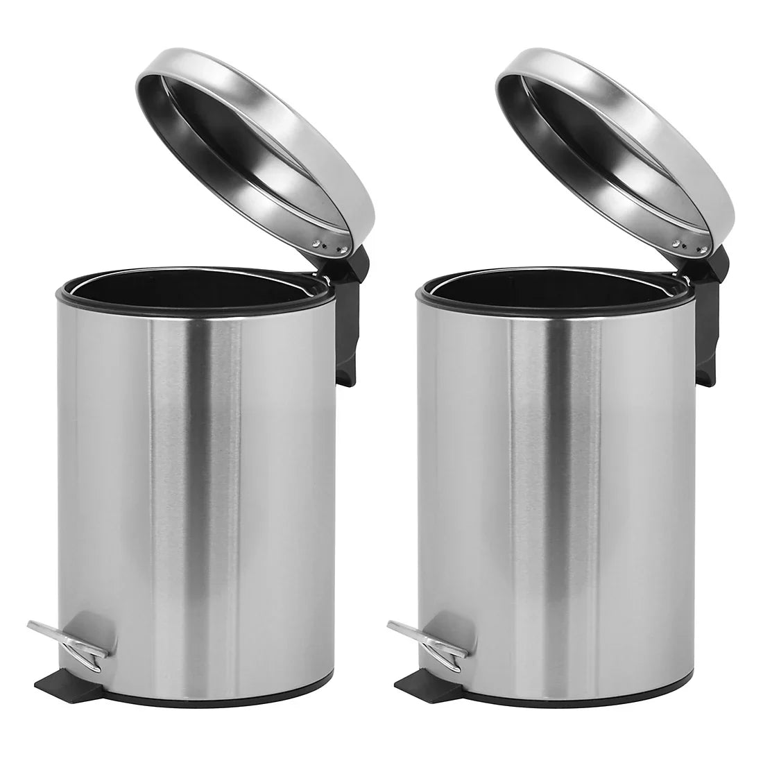 Innovaze Round Shape 6.6 Liter Pedal Bin, 2 ct.