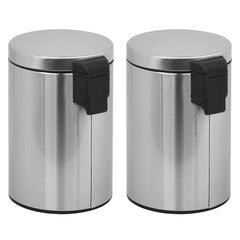 Innovaze Round Shape 6.6 Liter Pedal Bin, 2 ct.