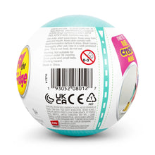 ZURU Mini Brands capsule back with barcode, icons, and recycling symbols