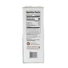 Fine table salt box back with Nutrition Facts panel and Wellsley Farms label
