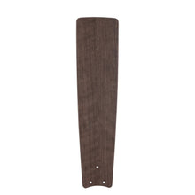 Ceiling fan replacement blade, dark brown wood-look finish