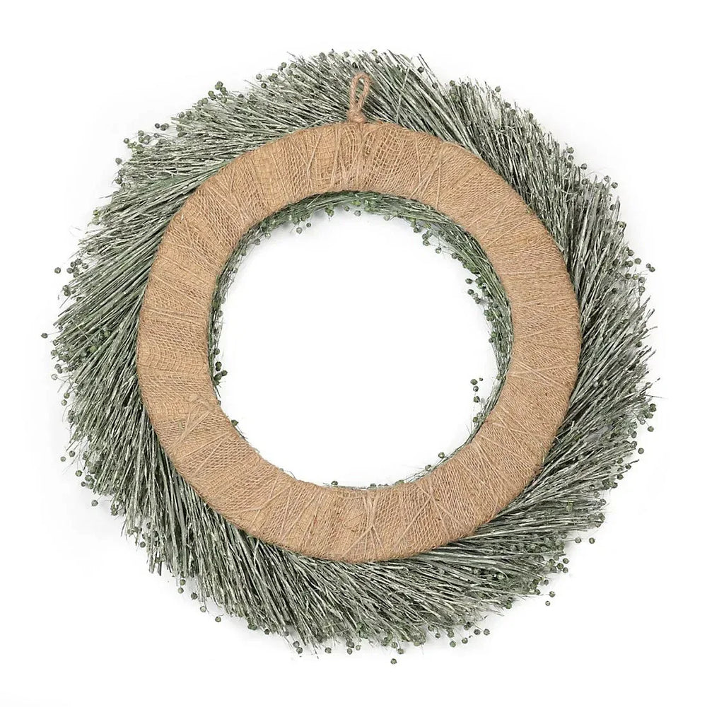 24" Dried Grass Wreath - USA MEGA SHOP
