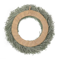 24" Dried Grass Wreath - USA MEGA SHOP