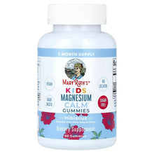 Kids magnesium calm gummies bottle with Hibiscus label, 60 gummies