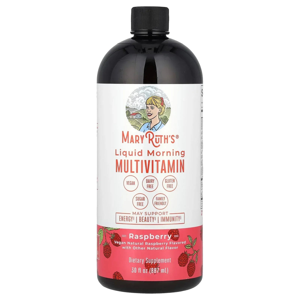 MaryRuth's, Liquid Morning Multivitamin, Raspberry, 30 fl oz (887 ml)