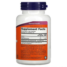 NOW Vegetarian Glucosamine '1000' bottle back label with Supplement Facts