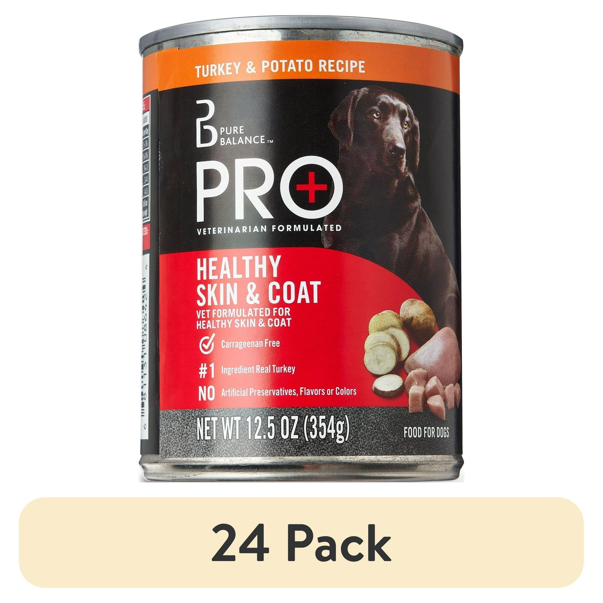 Pure Balance Pro Plus Turkey & Potato Recipe Wet Dog Food, 12.5 oz Can
