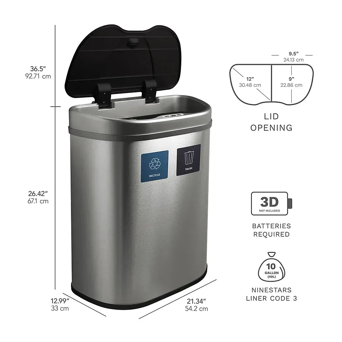 NineStars 18.5-Gal. Sensor Recycle Unit