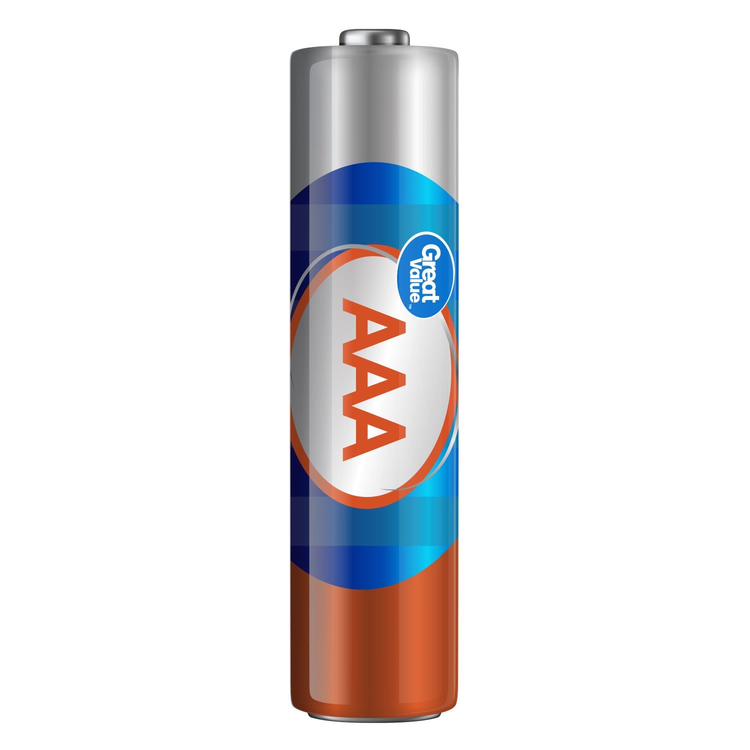 Great Value Alkaline AAA Batteries, 8 Count (Plastic Free Packaging)