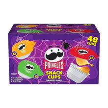 Pringles Snack Cups variety pack box, 48 cups in Original and other flavors