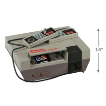 NES console keepsake ornament, 1.8 in tall, with controller-style top and cable