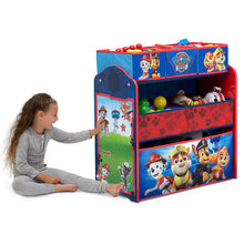 Delta Children PAW Patrol 6-Bin Design & Store Toy Organizer