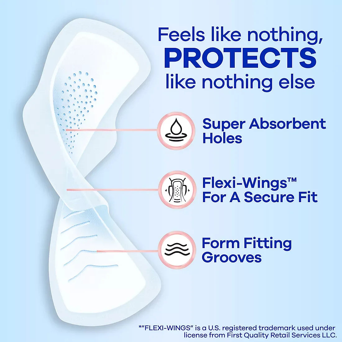 Always Infinity with FlexFoam Pads, Size 2, Heavy, with Wings, Unscented, 80 ct. - USA MEGA SHOP