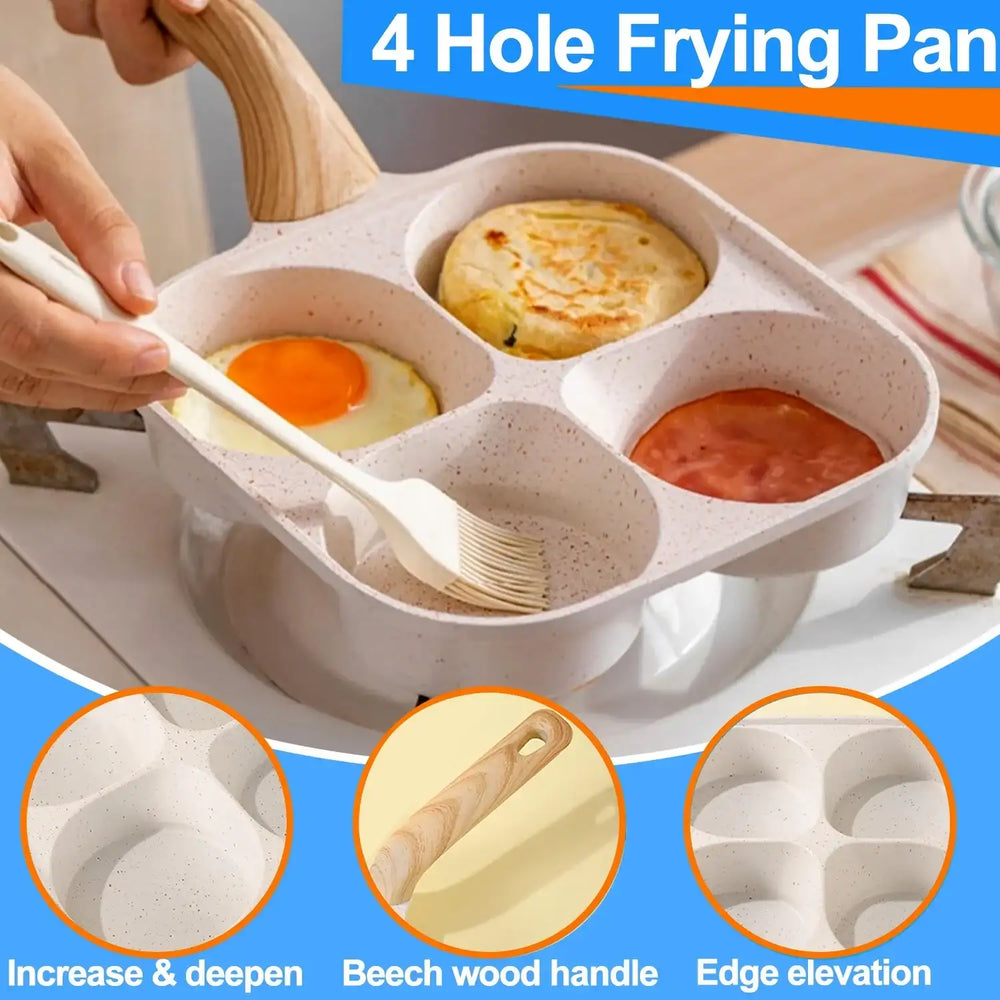 Kitchen Cookware Sets, Nonstick Pots and Pans Set, Induction Cookware, 19 Pcs