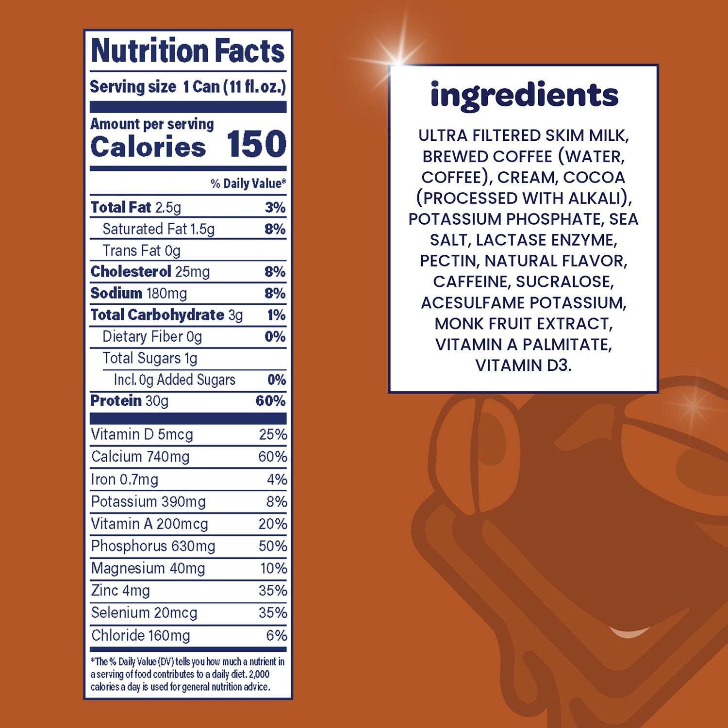 Nurri 30g Protein Mocha Coffee Milk Shake 11 fl. oz., 12 pk.