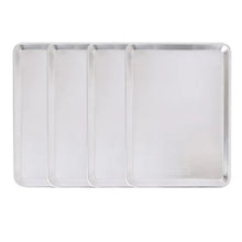 Nordic Ware Naturals set of four half-sheet baking trays, stackable rectangular pans