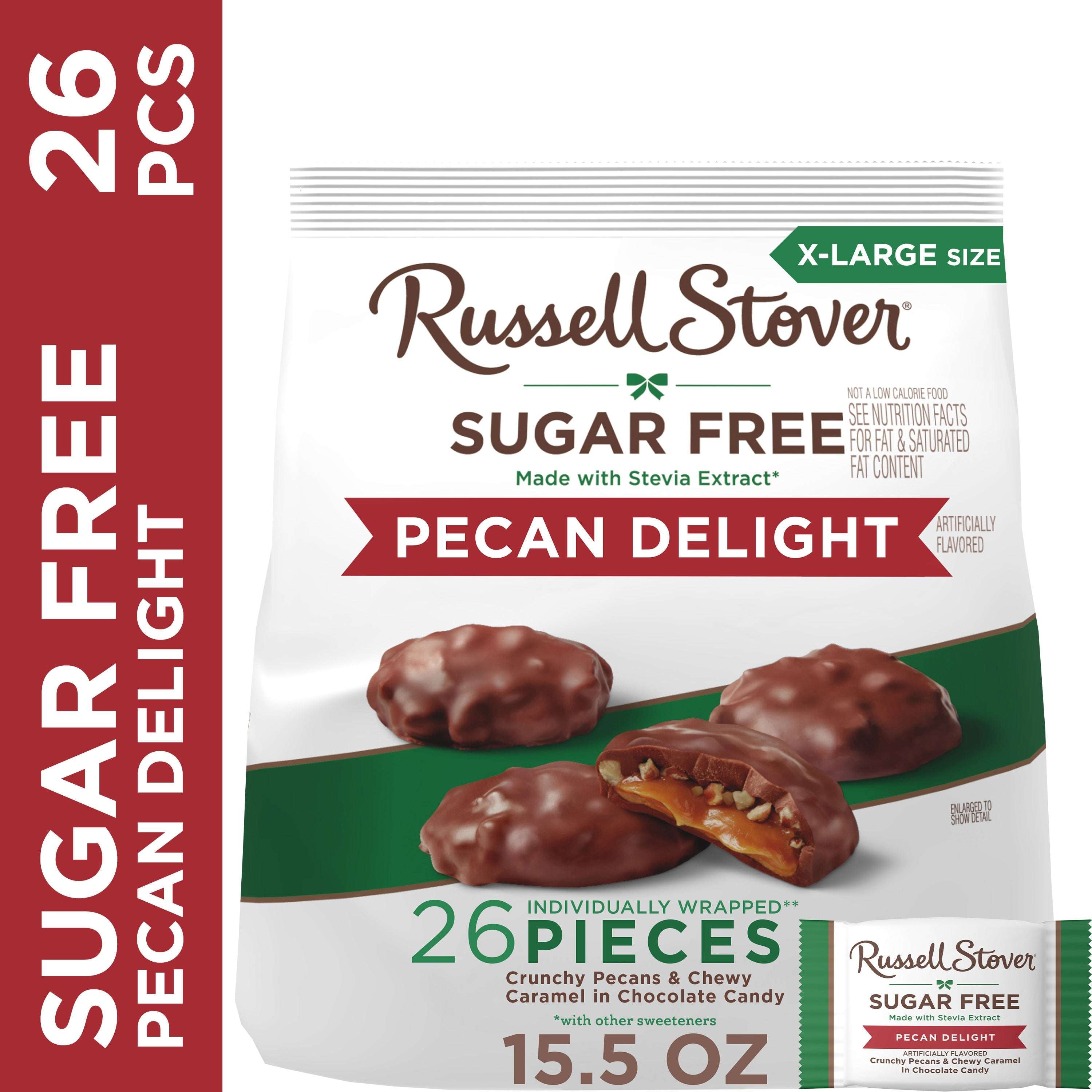 RUSSELL STOVER Sugar Free Pecan Delight Chocolate Candy, 15.5 oz. bag